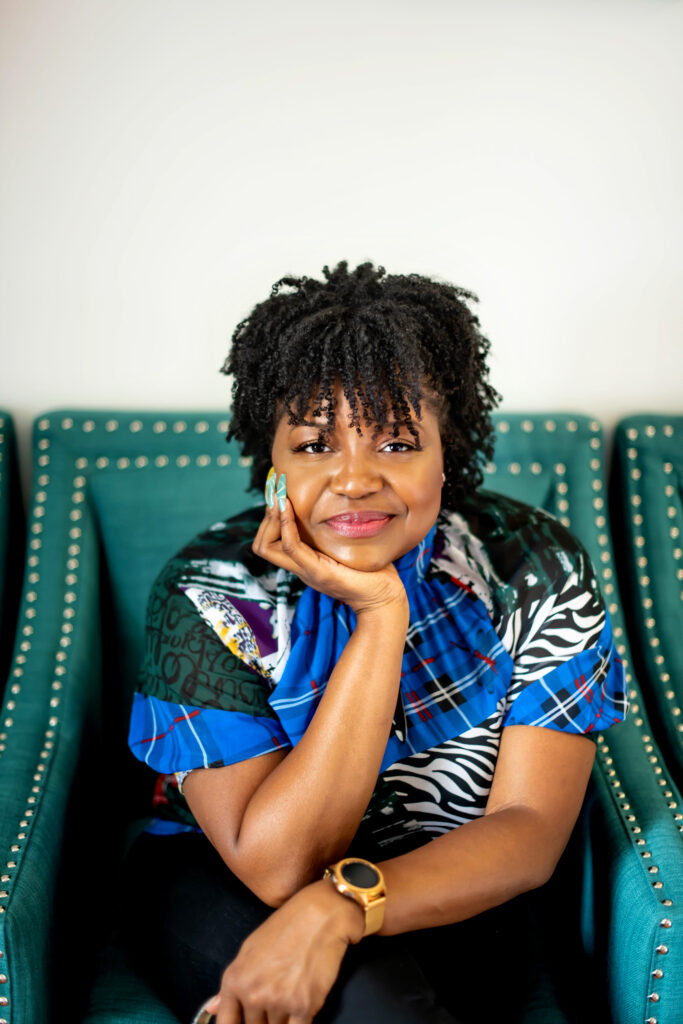 Image of Rayvene who is a Atlanta black couples therapist. She provides suppor through black couples therapy and black marriage counseling in Atlanta, GA. She also writes blogs about black couples counseling.