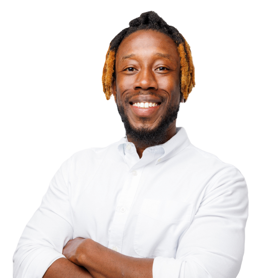 photo of Black male therapist smiling in Atlanta Georgia